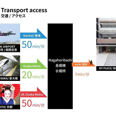 Apartamento Fds Aura Osaka Exterior foto